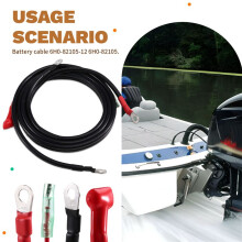 6H0-82105-12 6H0-82105 Battery Cable for Parsun Powertec Outboard Engine 30-85HP Boat Engine