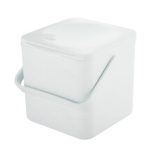 Minky 3.5L Caddy, Kitchen Food Waste Caddy, Recycle Bins for Kitchen, Multipurpose Storage Caddy, Removable Bag Retention Ring & Sturdy Handle, Choic