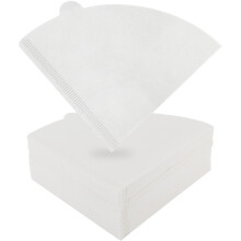 Coffee Filter Papers 140 Pcs White Compatible with Size 02 Filter Papers Compatible with Dripper Coffee Makers