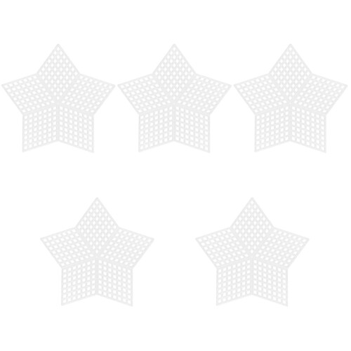 50Pièces Toile Plastique Blanches Pour Artisanat Sac DIY 1