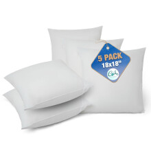 CnA Stores - Square Cushion Insert Inner Pads 18" x 18" Inch (45cm x 45cm) Cushion Stuffer – Made From Bounce Back Non- Allergenic 100% Pure Hollowf