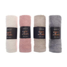 Country Club Set of 4 Super Soft Face Cloths
