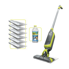 Shark VacMop 2-in-1 Cordless Hard Floor Vacuum Spray Mop, 6x Disposable Pad Refills, 355ml Multi-Surface Floor Cleaner, Lightweight 1.5kg, Maintenanc