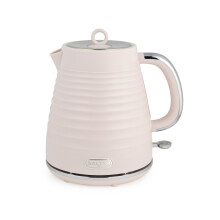 Salter Ripple Rapid Boil Kettle – Electric 1.7L Water Boiler, 360º Swivel Base, Removable Limescale Filter for Purer Quality, Auto Shut-Off, 0.75m