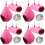 4Ensembles Tunnels Hamsters Rose Doux Coton Sécurisé 4