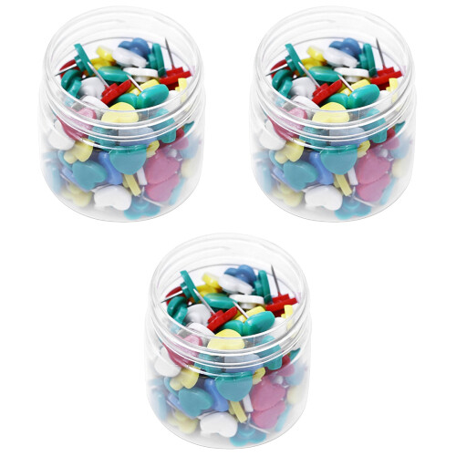 300Pièces Punaises Couleurs Variées Pour Usage Et Maison 1