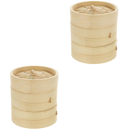 2Sets Praktische Bamboe Voor Met Beige 2