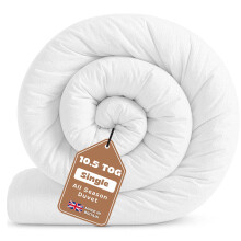 GG GONZALO GRACIA Single Duvet 10.5 Tog | Suitable for All Year Round Duvet | Made in UK Quilt | Anti-Allergy, Breathable & Hollowfibre Filling Duvet