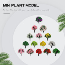 15 Stuks Mini Boommodellen Voor DIY Knutsel En Bouwprojecten