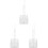 3Pièces Cuillères Filtrantes Carrées Multifonction Argent 2