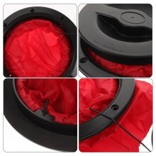 Zwarte Hatchcover Waterdichte Sluiting Met Opbergtas