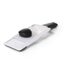 OXO 1119100 Good Grips Handheld Mandoline Slicer, Stainless Steel, White/Black, Standard