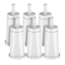 GLACIER FRESH (6 Pack) Water Filter Compatible with Sage Coffee Machines Barista Express Pro, Oracle Jet Touch, Replacement for ClaroSwiss Filters, S
