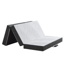 Twirest Folding Mattress,Small Double Foldable Memory Foam Mattress With Portable Pillow,Guest,Washable Cover,Easy Storage for Camping, Caravans, Gue