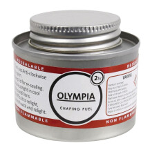 Olympia CB733 2-Hour Liquid Chafing Fuel Cans With Wicks (Pack of 12), Non-Hazardous Food Heating, Buffet Food Warmer Dish Burners, Easy Open Screw T