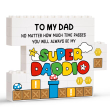 Greatabox Fathers Day Dad Gifts from Daughter Son, Best Dad Gifts for Dads on Fathers Day Birthday Christmas, Funny Presents for Daddy, Super Daddio