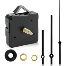 Oryzium 1Set Clock Mechanisms Battery Powered,Silent Quartz Clock Mechanism Movement Long and Short Shaft,DIY Quartz Wall Clock Mechanisms,Motor Rep