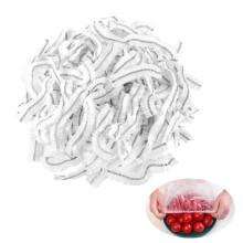 Daryunk 100 Pcs Shrinkable Food Covers, Reusable Elasticated Food Covers Plastic Stretch, for Fruit/Vegetable/Meat/Sandwich Preservation and Food Sto