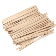 Wooden Coffee Stirrers x 100, Disposable and Eco Friendly, 140mm (100 stirrers)