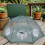 Draagbare Vouwbare Visval Nylon Net 8