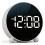 Linlinwill Digital Alarm Clock with LED Display, Battery/USB Powered Alarm Clock Besides with Snooze (White) 1