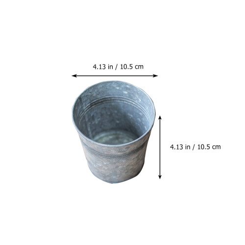 3Stk Robuste Eisen Pflanztöpfe Für Sukkulenten Und 1