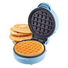 Sensio Home Mini Waffle Maker Machine Blue | Non Stick Coating | Recipes Included | Fun Snack Maker | Compact Size | Indicator Light | Cool Touch 550