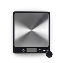 Salter Evo Digital Kitchen Scale – Electronic Square Food Scale, Add & Weigh Multiple Ingredients, 6kg Capacity, Aquatronic For Measuring Liquids, E
