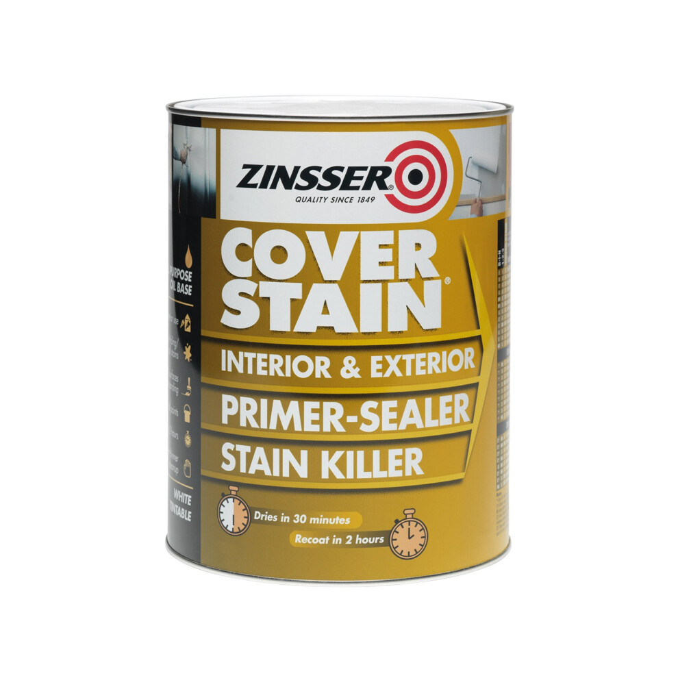 Zinsser Zincsp500 500 Ml Cover Stain Primer/Finish Paint