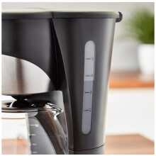 Swan Programmable Coffee Maker with Keep Warm Function, LCD Timer, 750ml, 700W, Black, SK13130N