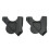 1 Pair Motorcycle Handlebar Riser Clamp for  R1200GS ADV 2013-2022 Handlebar Riser Accessories Black 1
