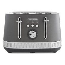 Morphy Richards Illumination 4 Slice Toaster, 7 Toast Settings, Browning Controls, Variable Width Slots, Auto Pop-up, Removeable Crumb Tray, Cord Sto