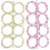 2St Klimnet Hangend Stevig Papierstaal Leuk Accessoire Vogel 7