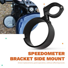 Motorcycle Speedometer Bracket Side Mount Speedometer Ring Relocator Clamp for Sportster XL 883 1200 1995-2015