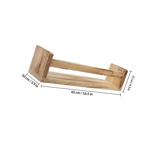 Donkerbruin Spice Rack Multifunctioneel Wandrek 1