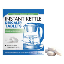 12 Pack Kettle Descaler Tablets,Limescale Remover & All Purpose Cleaner for Coffee Machines,Kettles,Irons,Powerful Descaling Tablets,Limescale Remove
