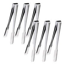 Redamancy Ice Tongs, 6 Pcs Sweet Tongs, Sugar Tongs, Sweet Tong for Pick Mix, Small Tongs, for Food Sweets Bread Cake Ice