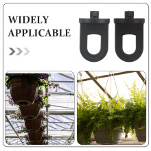 100St Kas Hangers Plastic - Stevige Plantbeugels Voor En