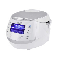Yum Asia Sakura Rice Cooker with Ceramic Bowl and Micom Fuzzy Logic / 6 Rice Cooking Functions, 6 Multicooker Functions, Motouch LED Display (1.5 Lit