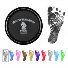 Baby Hand and Footprint Kit by Forever Fun Times | Get Hundreds of Detailed Prints with One Baby Safe Ink Pad | Easy to Clean, and Works with Any Pap