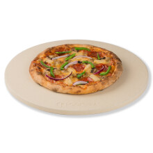 ROCKSHEAT 36 x 1.5 cm 14.2" Round Pizza Stone, Cordierite Pizza Stone for Oven Grill BBQ, Food Grade Baking Stone for Pizza and Bread, Outdoor Pizza