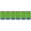6St Groene Tinplate Theebussen Met Voor Thee En Snacks 3