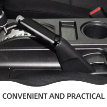 Handremhuls Aluminium Auto Handrem Bescherming Zwart Elegant