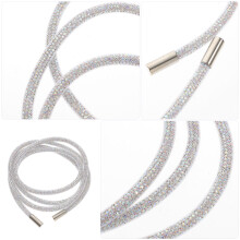 2St Zilveren Rhinestone Veters En Broekriem Decoratie