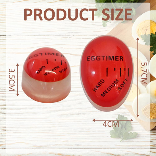 Armo Colour Changing Egg Timer For Soft, Medium, Hard Boiled Eggs Reusable Boiled Egg Cooking Timer