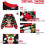 Damenpullover Rot-Schwarz Feiertäglich Strickstoff Rentier Muster Schneeflocken M — weihnachtspullover damen, reni pullover, rot schwarzer pullover 4