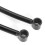 Pair Rear  Rail Support Bracket Mount Holder for   Cafe Bobber - Black 8
