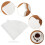 Coffee Filter Papers 140 Pcs White Compatible with Size 02 Filter Papers Compatible with Dripper Coffee Makers 4