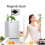 Kitchen Timer, INRIGOROUS Digital Kitchen Timer Magnetic Countdown Stopwatch Timer With Loud Alarm, Big Digit, Back Stand, Hanging Hole for Cooking, 6