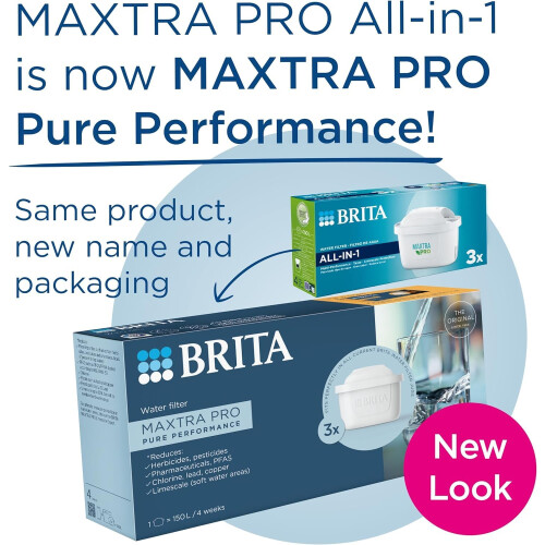 BRITA Brita Maxtra All in One Filter Cartridge, 3pcs 1